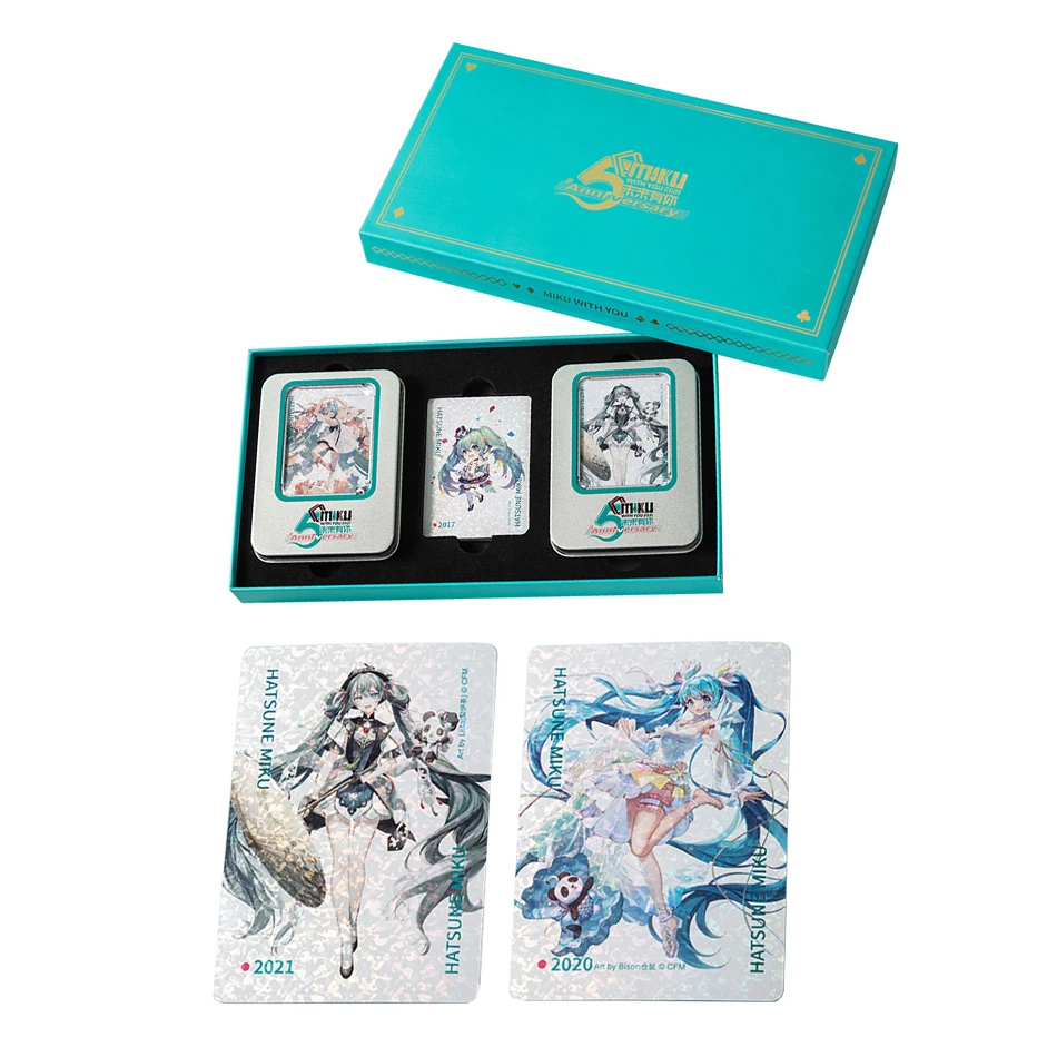 

Hatsune Miku Poker Future with You 5th Anniversary Concert Commemorative Magic Card Hardcover Gift Box