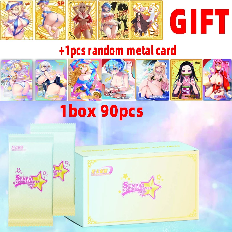 

2023 New Senpai Goddess Haven 3 Goddess Story Collection Cards Girl Party Swimsuit Bikini Feast Booster Boxtoys And Hobbies Gift