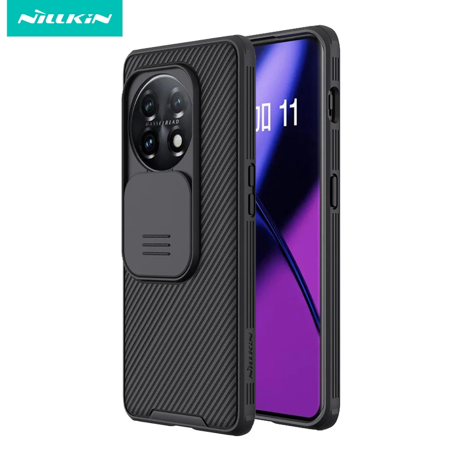 

Original NILLKIN Slide Camera Case For OnePlus 11 11R CamShield Pro PC TPU Protection Armor Cover For One Plus 1+11 Bumper case
