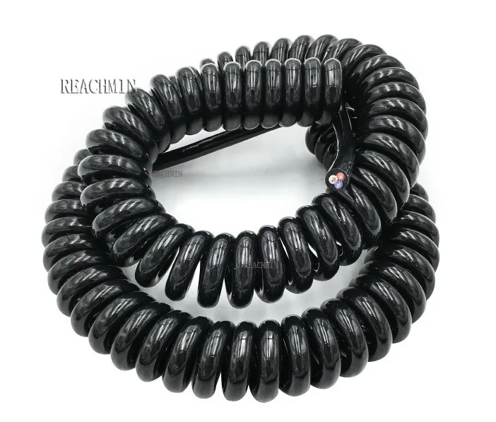 

Пружинный спиральный кабель 2-жильный-3-4-5-6-8-9-10-12 сердечник 0,2 мм 0,3 мм 0,5 мм черно-белый шнур питания может увеличить прочный провод