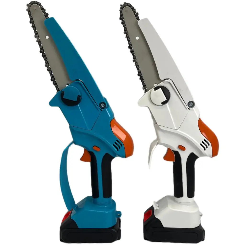 Электрическая мини-бензопила 5000 Вт 6 дюймов с аккумулятором 98VF Садовая пила для