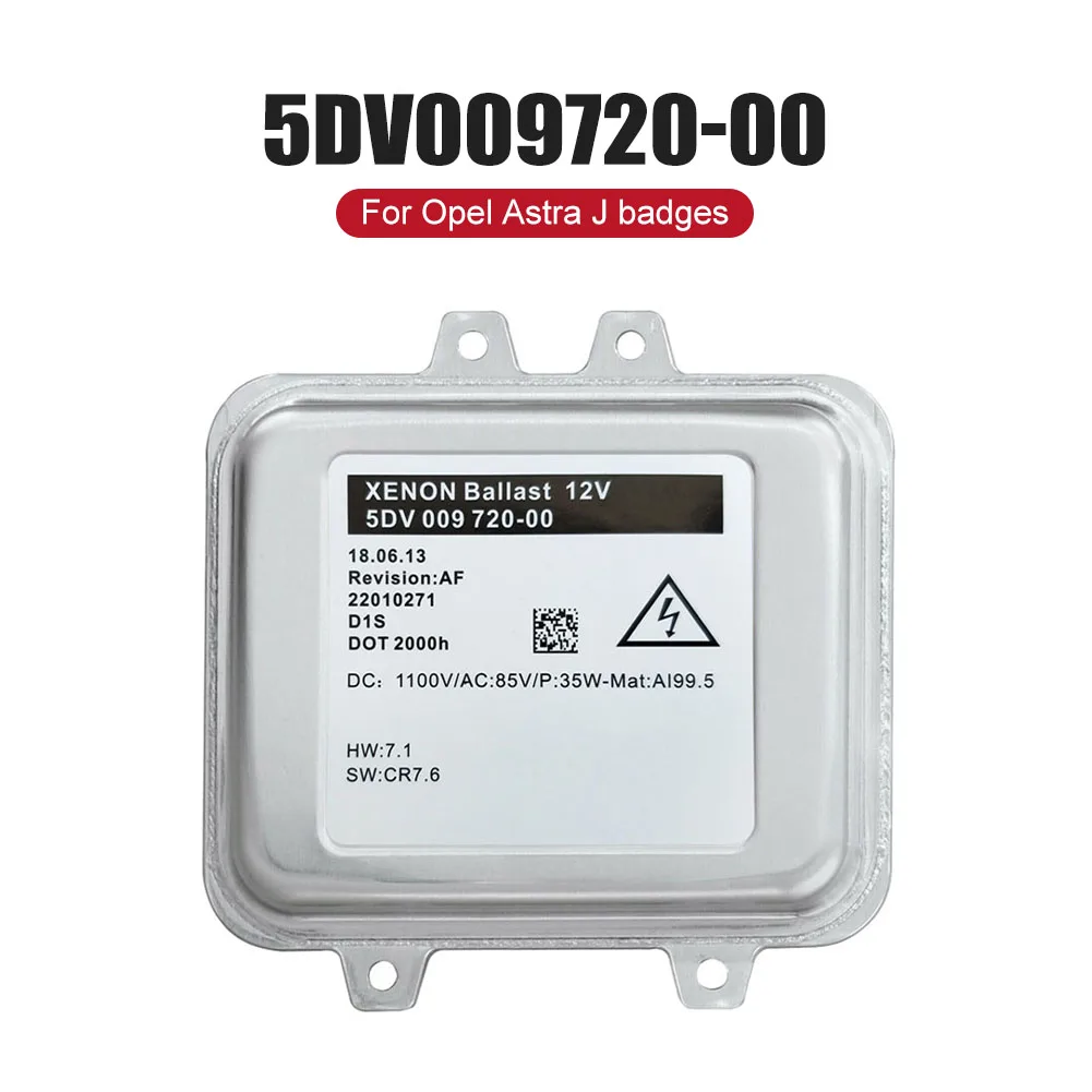 

Новый блок управления ксеноновым балластом для Opel Astra J Insignia BMW Skoda 5DV009720-00 5DV 009 720 00 1232335 5DV00972000