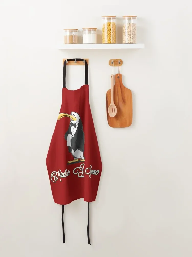 Maitre' de гусиный фартук полезные приспособления для дома смешная Униформа