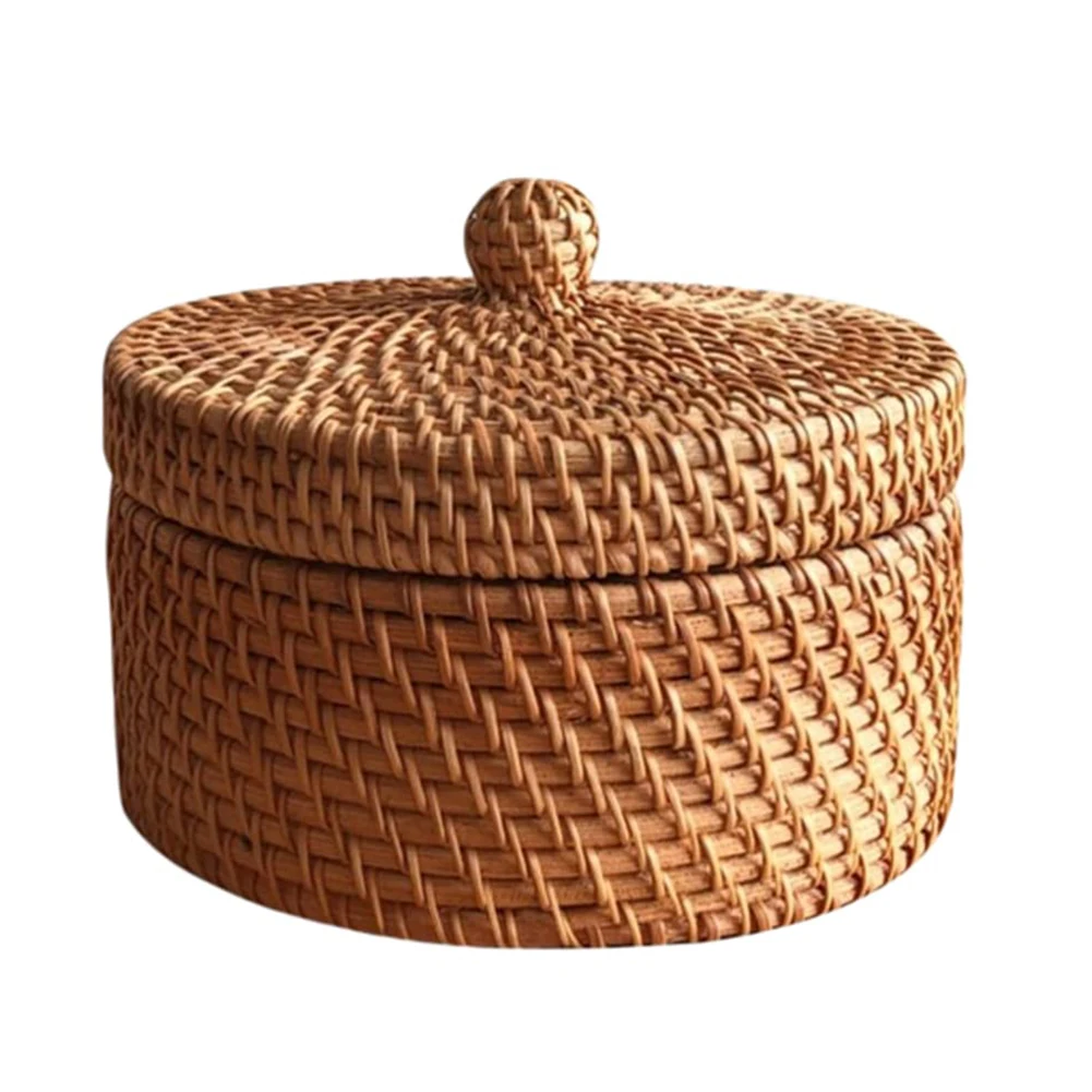 

Коричневая плетеная корзина из ротанга BT194-1C