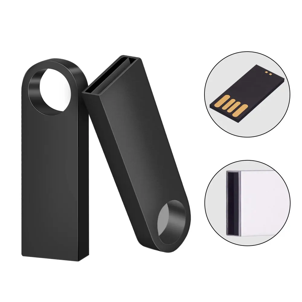 Флеш-накопитель Usb Fash водонепроницаемый Серебристый флешка на 64 ГБ 32 16 8 4 Гб