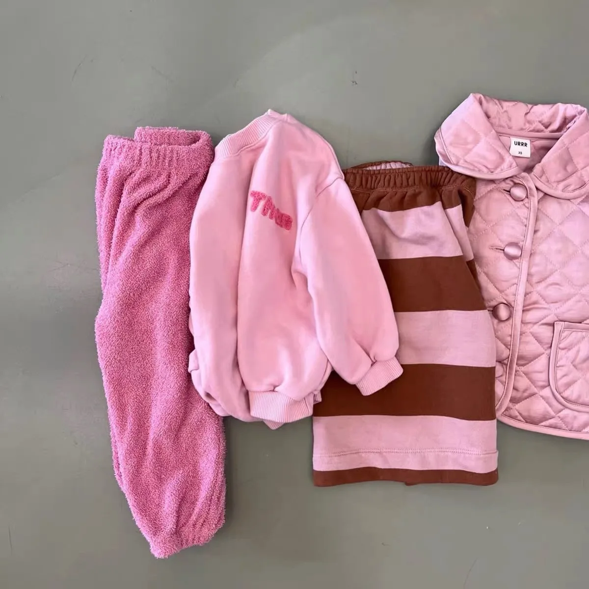 2022 Autumn New Children Letter Long Sleeve T-shirt Boy Baby Loose Sprot Casual Tees Girl Infant Cotton Pure Color Tops Clothing