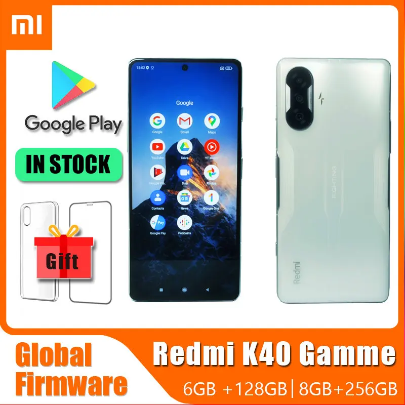 

Original Cellphone Xiaomi Redmi K40 Gaming Smartphone 8GB/12GB 256GB Android 11 MIUI 12.5 eight cores 1200 Octa Core Global ROM