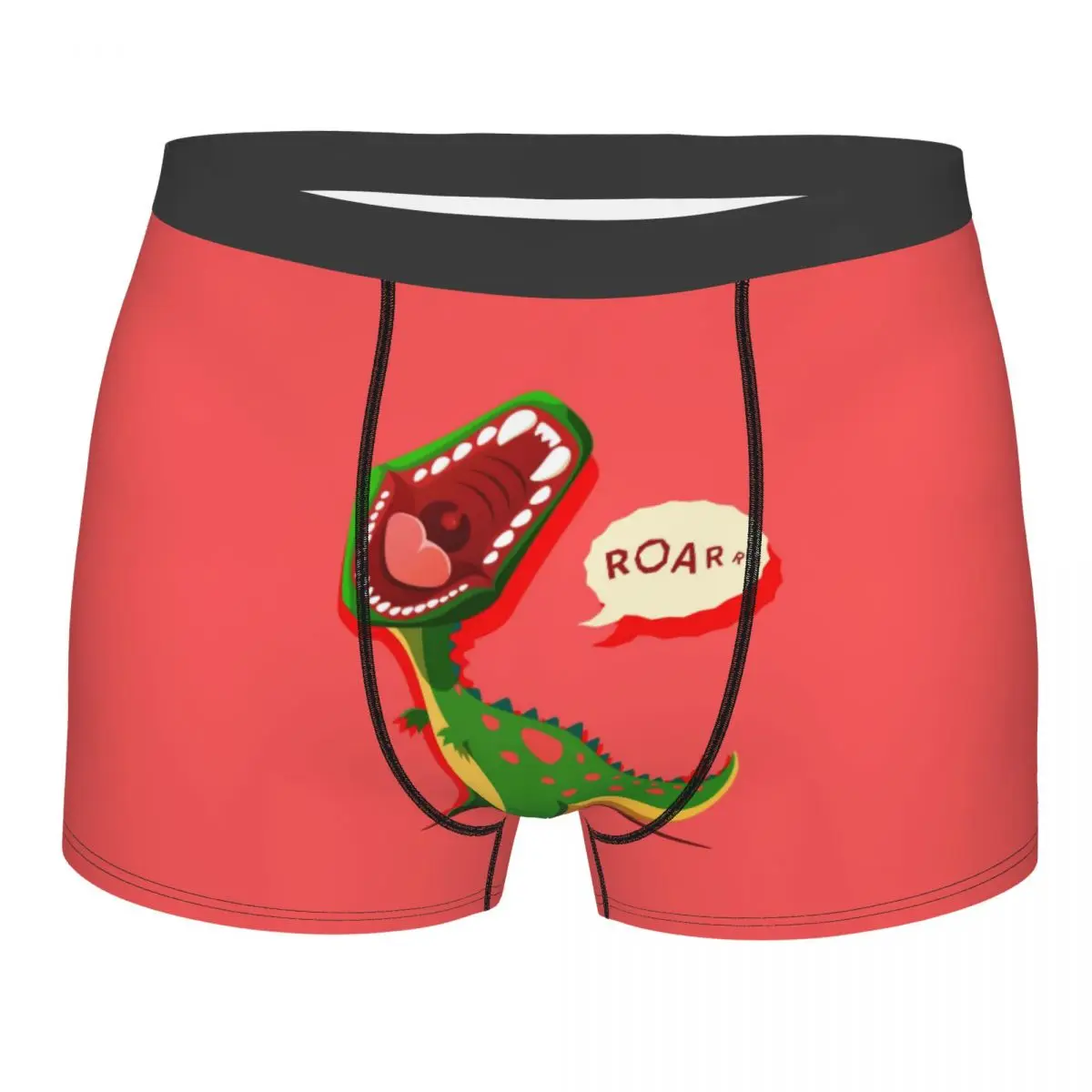 

Underwear Men Boxers Cartoon Dinosaur Roaring Sexy Boxer Underwear Male Panties Underpants Boxershorts Homme