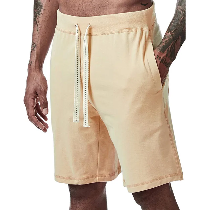 Newest Fashion Summer Cotton Shorts Man   Sportswear Jogger Casual Beach Shorts
