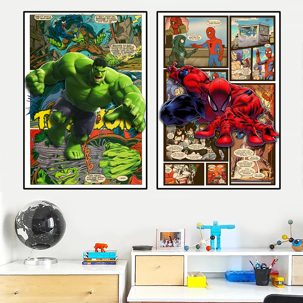 Постер из фильма мстители домашняя Картина на холсте с изображением