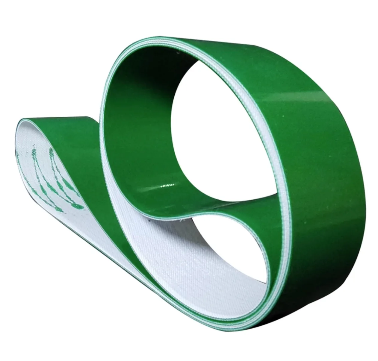 

Perimeter:983x30x1mm Green PVC Conveyor Flat Belt Conveyor Climbing Belt