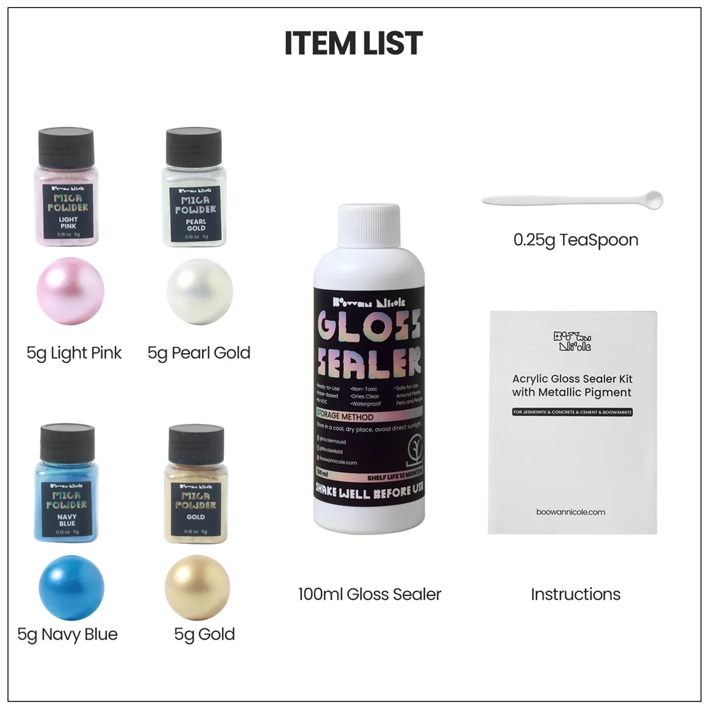 

Глянцевый акриловый герметик для бетона Jesmonite