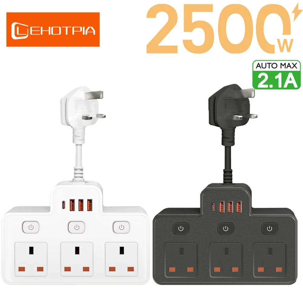 Сетевой фильтр вилка переменного тока стандарта Великобритании