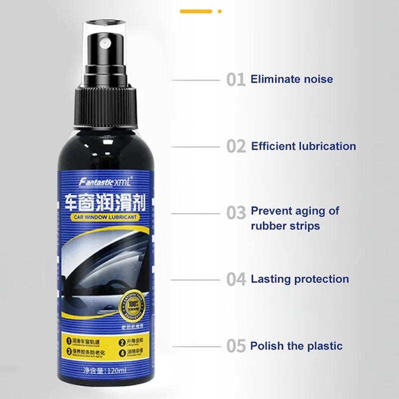 Смазка для окон Резиновая лента защиты от солнца и шума