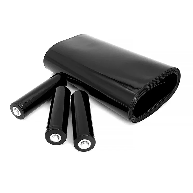 Термоусадочная трубка из ПВХ 1-10 м черная термоусадочная Изолированная для