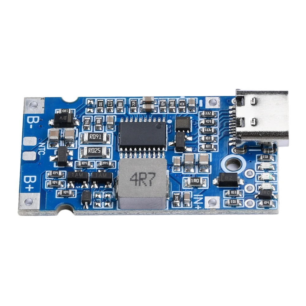 Type-C USB 2S 3S 4S BMS 4 5 В-15 В 18 Вт 2A Модуль зарядки литиевой батареи Поддержка быстрой QC с