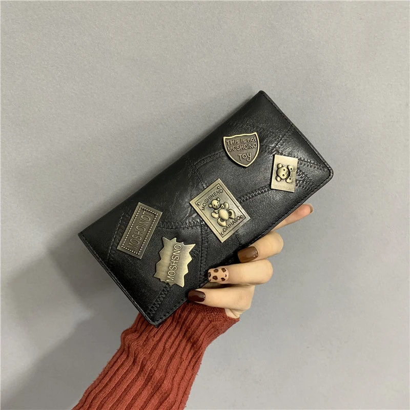 

Кошелек женский, длинный, с несколькими отделениями для карт