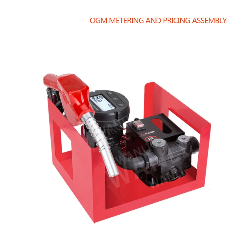 

550W Electric Vehicle Small Fuel Dispenser 12V/24V/220V Oil Pump High Flow Diesel Pump Automatic Electronic Metering