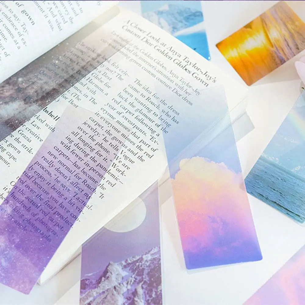 

_ Note маркер на Море Звезд, серия, чтение, Закладка, полупрозрачная Закладка, матовая Закладка