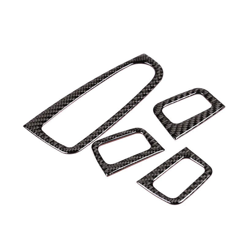 

Для Mercedes Benz C Class W205 C180 C200 C300 GLC260 4 шт., переключатель окон автомобиля из углеродного волокна, крышка панели подлокотника