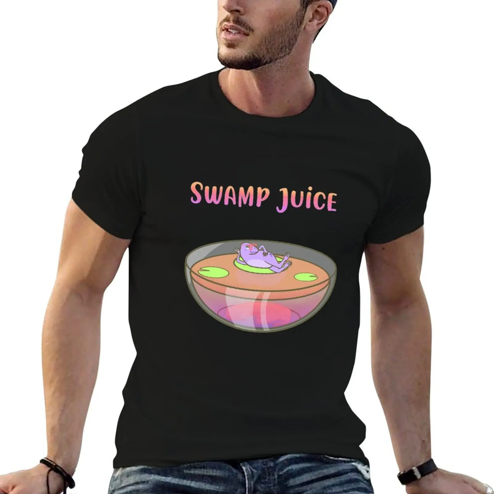 Футболка Swamp Juice футболка большого размера с рисунком футболки аниме мужские