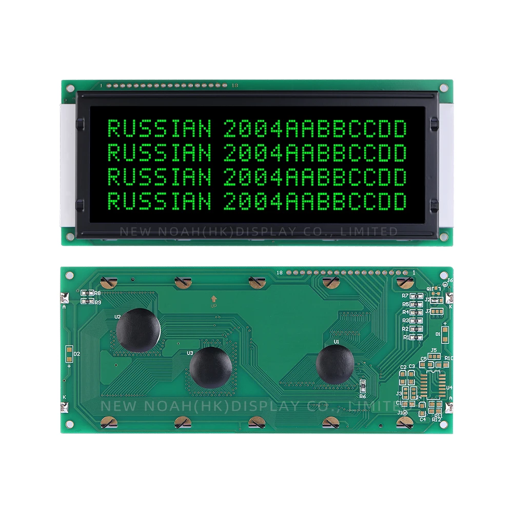 Русский BTN Черная пленка Зеленый 2004C-1 Модуль символов 4*20 4X20 5 В Экран