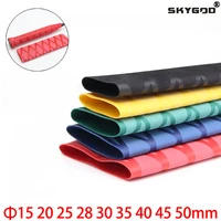 135pcs non slip heat shrink tube fishing rod wrap 15 18 20 22 25 28 30 35 40 45 50mm handle insulated protect waterproof cover