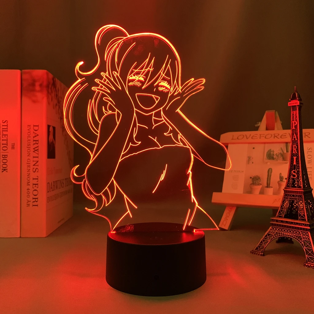 

Anime 3d Light Fairy Tail Juvia Lockser Figure for Bedroom Decor Night Light Room Decor Gift Manga Led Lamp Fairy Tail