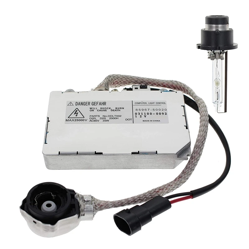 

For Lexus RX300 RX330 RX350 Toyota Xenon HID Headlight Ballast Unit Controller Module & 6000K Bulb 85967-50020 DDLT002