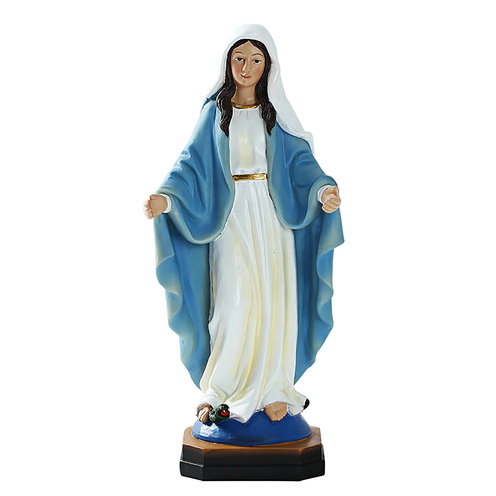 

Virgin Mary Statue Mother Madonna Statue Polyresin Craft Statue Colored Our Lady Of Grace Figurine 8.8 Catholic Religious Gifts