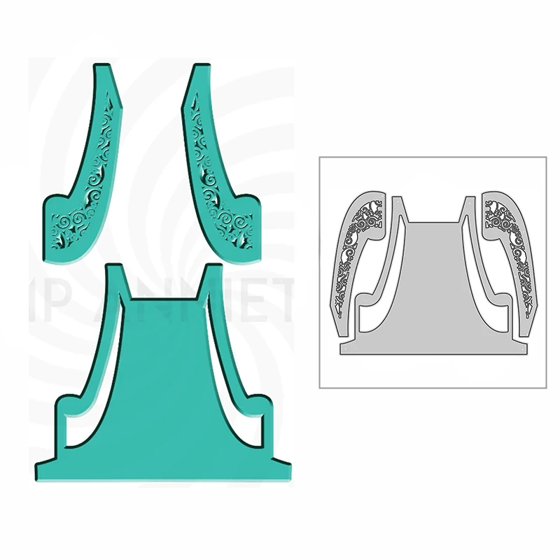

New 2022 Children's Amusement Slide Metal Cutting Dies For DIY Scrapbooking and Card Making Embossing Craft Decorative No Stamps