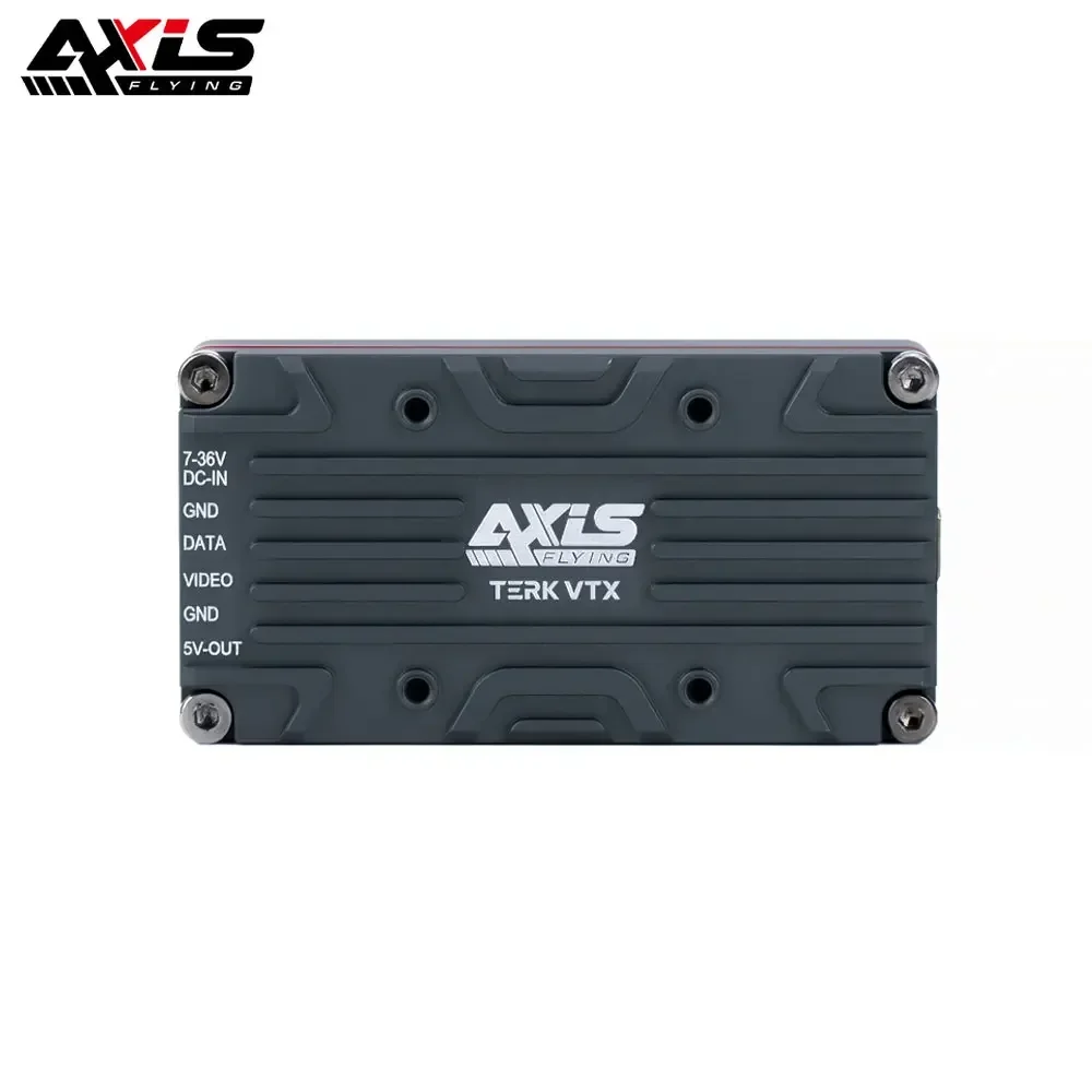 Фото AvaCoreAxisflying TERK Max 5.8G 3W VTX с вентилятором и радиатором из ЧПУ, двойными функциональными кнопками, встроенным микрофоном, бесшумный, для FPV-дронов дальнего радиуса действия №5