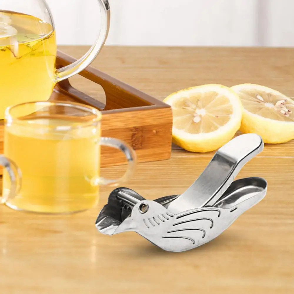 

Stainless Steel Lemon Squeezer Hand Held Juicer Double Bowl Lemon Squeezer Manual Orange Citrus Press Juicer Squeeze Kitchen Too
