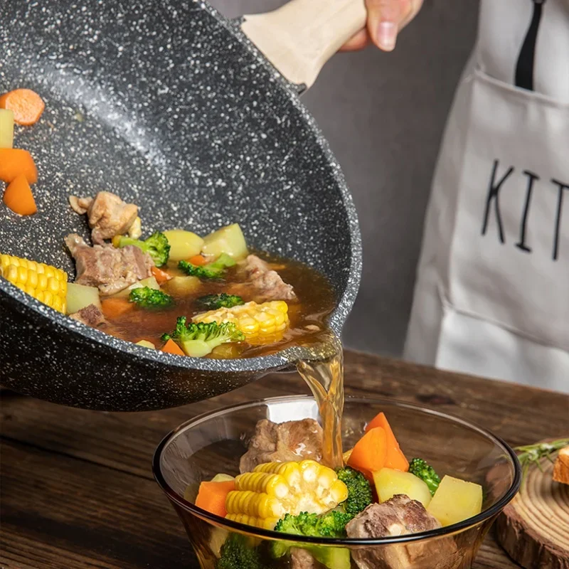 Сковорода для жарки моркови с покрытием Maifanshi универсальной кухни