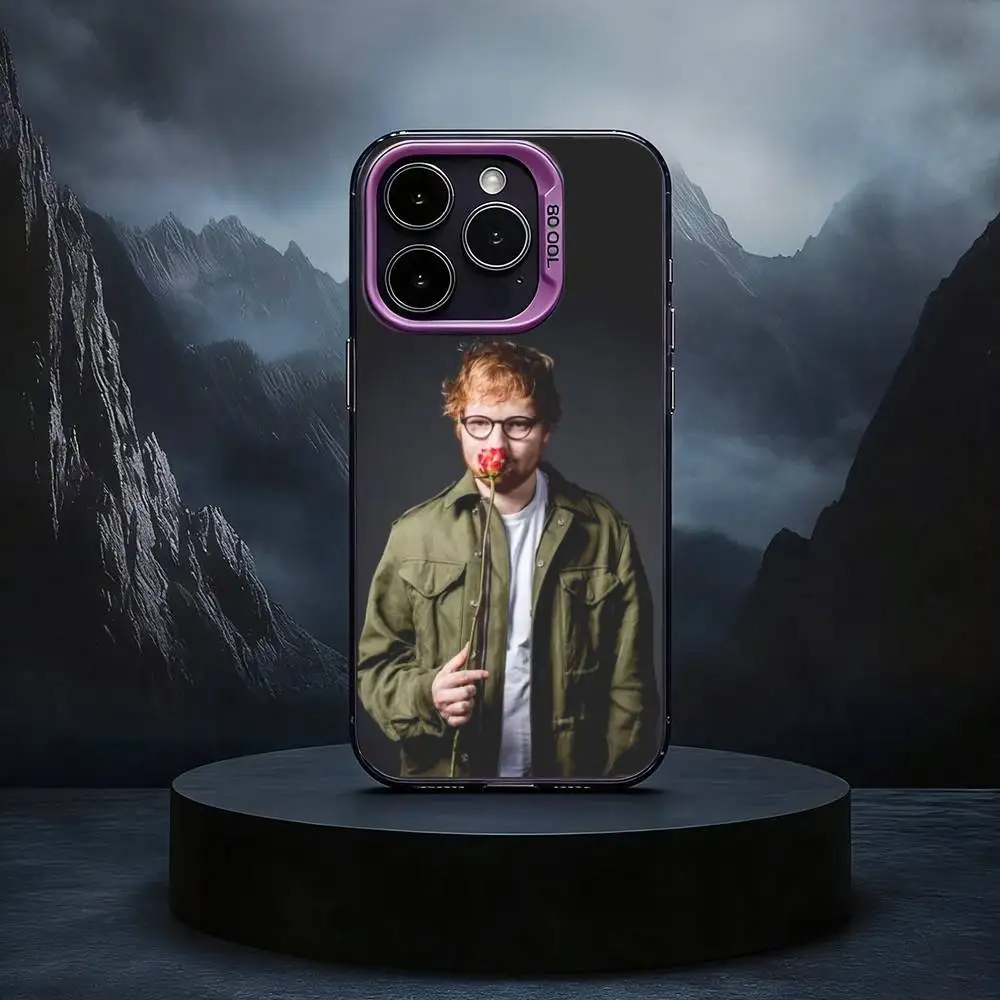 Фото Чехол для телефона Singer E-Ed S-Sheeran для iPhone 17, 16, 15, 14, 13, 12, 11 Plus, Pro Max, черный, серебристый, цвета конфетти №5