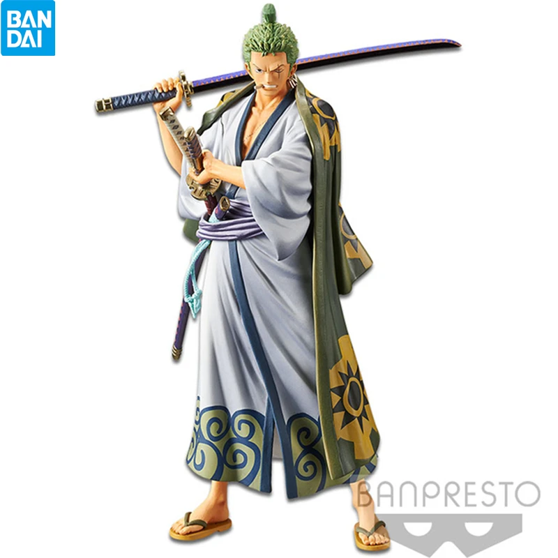 

Original Bandai Assembled Scenery Figure DXF One Piece Zoro Juro Wano Kuni Samurai Figure Figure Toy, Birthday Gift
