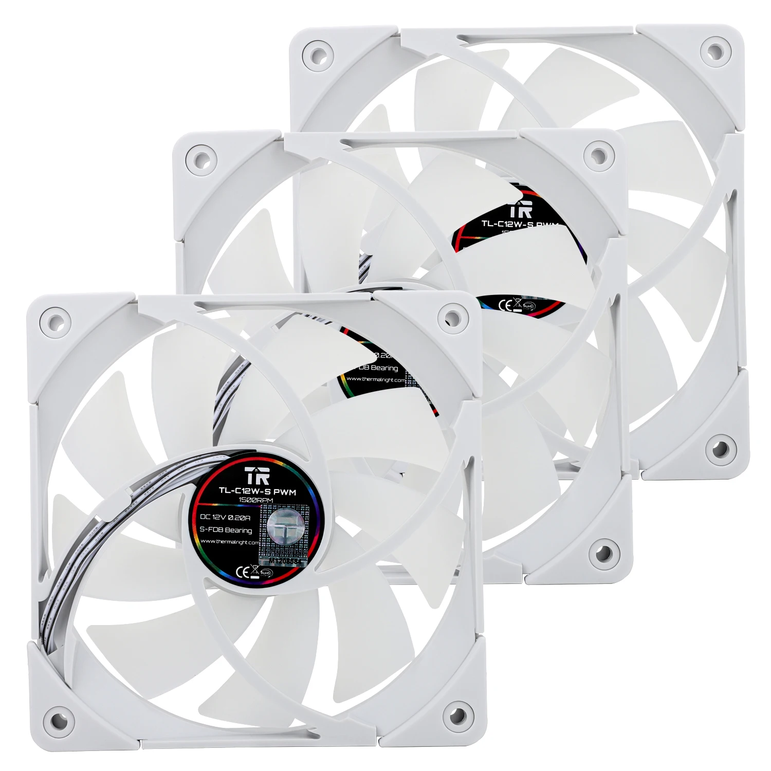 Чехол для компьютера Thermalright 120 мм тихий кулер ЦП ШИМ охлаждающий вентилятор ПК ARGB