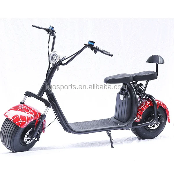 EEC COC Citycoco 1000w 60V fat tire 2 wheel electric bike scooter motorcycle