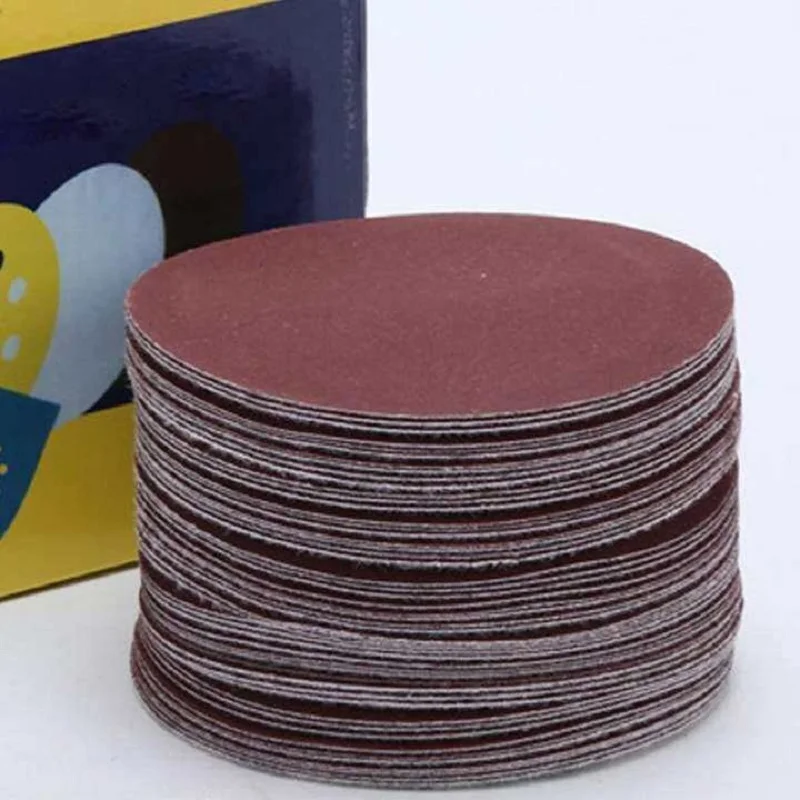 

10pcs 4inch (100mm) Grit Polishing Pads Sandpaper Sander Disc Sanding Pad 40-2000 Grit Polishing Pad Flocking Sandpaper