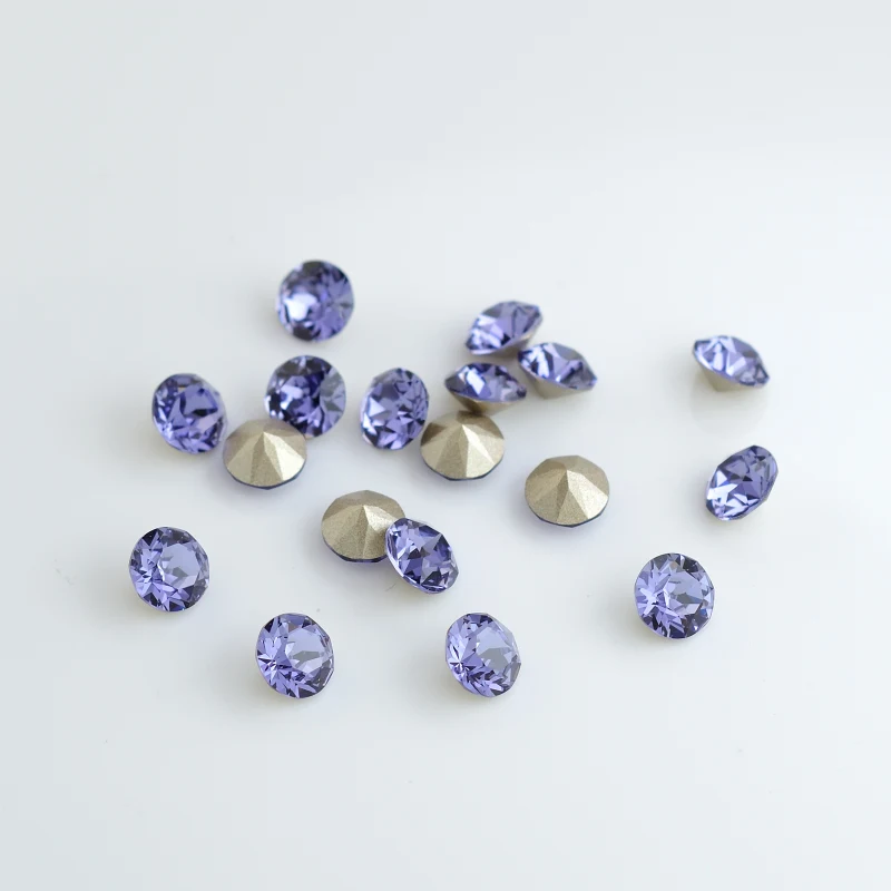 1088 Танзанит 539 Xirius чатон хрусталь от Swarovski-элементы круглые ювелирные изделия