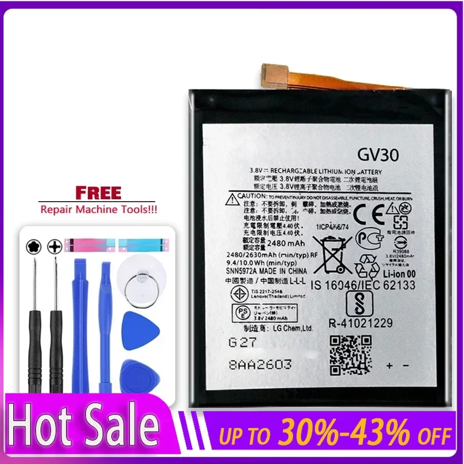 Сменный аккумулятор GV30 2630 мАч для Motorola Moto Z XT1650-01 XT1650-03 XT1650-05/GV40 Droid телефона