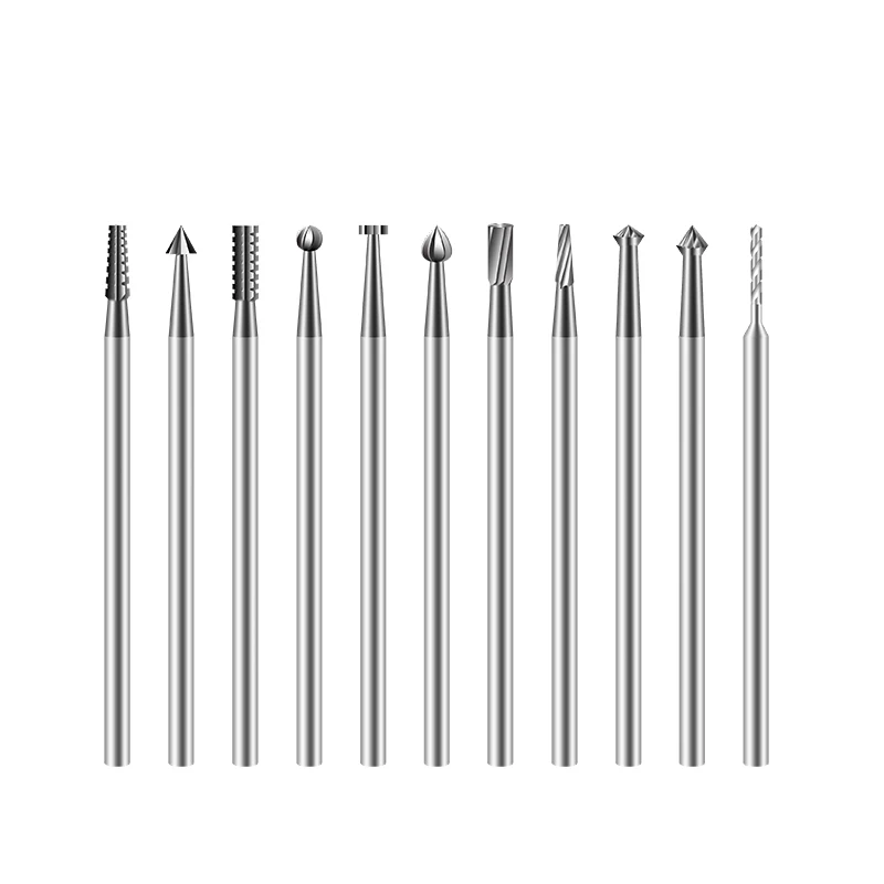 6 шт. высококачественные фрезы из вольфрамовой стали микро гравировальные