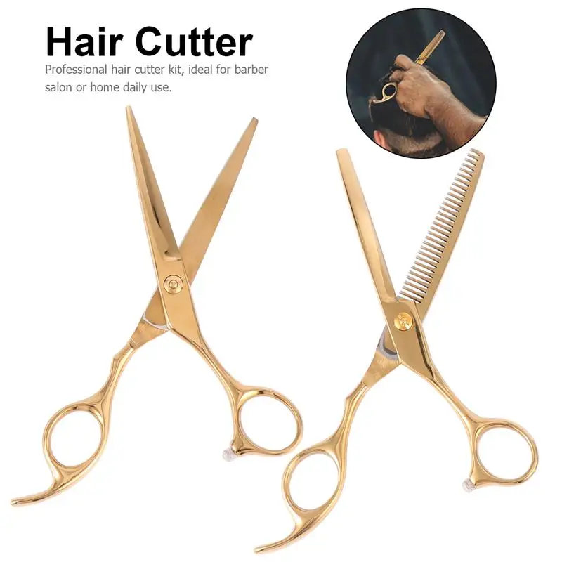 

Парикмахерские ножницы, салонные ножницы из нержавеющей стали для стрижки волос, легкий комплект, Портативные Инструменты для стрижки