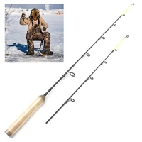 new 65cm lightweight 37g 2tips ice fishing rod winter fishing spinning rod fishing tackle carbon fiber carp pikes fish rod