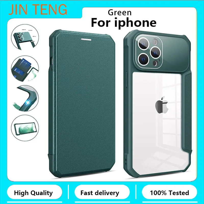 

Case For iphone 13 12ProMax 11Pro IP X XR XS MAX SE 2020 SE3 2022 8 7 Plus Luxury Magnetic Leather Phone Flip Card Cover