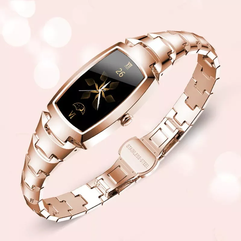 

Smart Watch Women New Fashion Women Watches Heart Rate Monitor Call reminder Bluetooth Ladies smartwatch For IOS Android