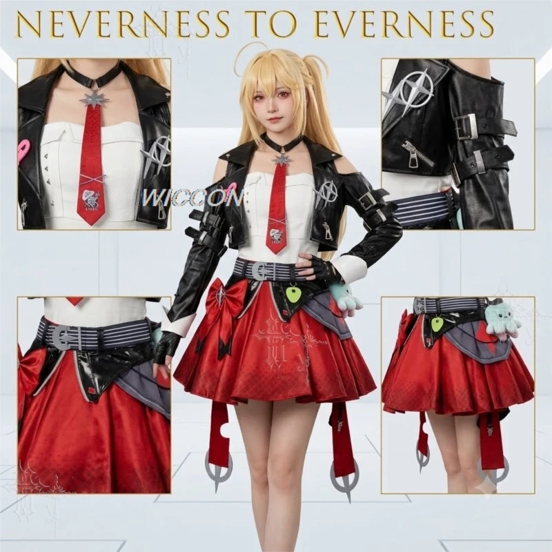 Фото Костюм для косплея Myon Rin из Neverness To Everness, сценический наряд певицы, платье для выступлений персонажа игры, аксессуары для Хэллоуина, для вечеринок №2
