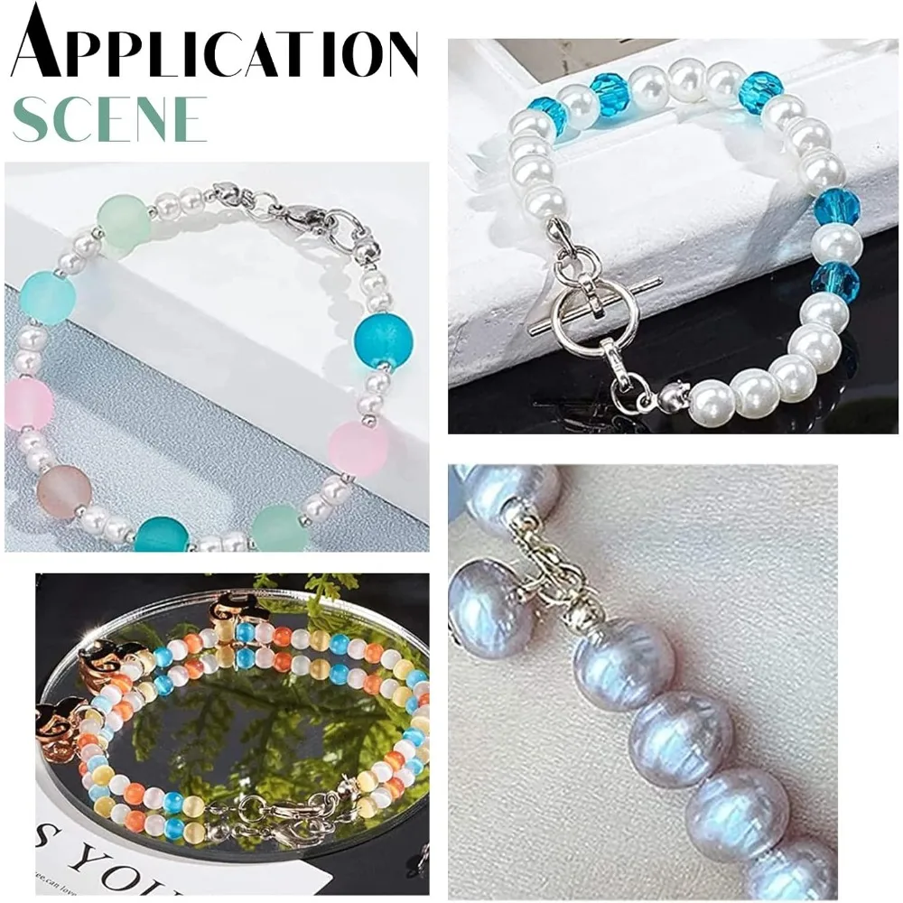 300 шт. наконечники для золотых бусин из нержавеющей стали 304 раскладной узел