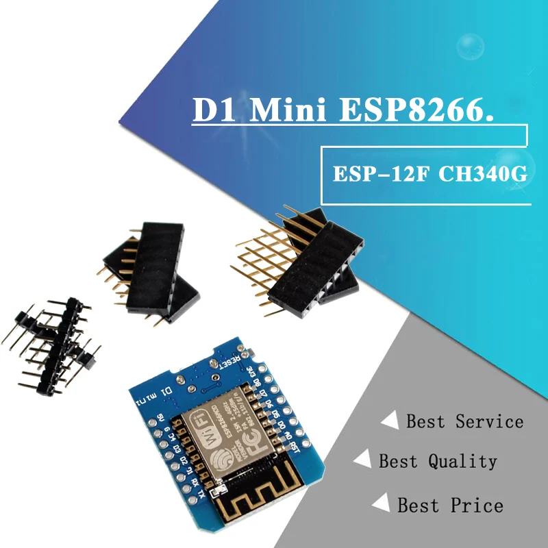 D1 Mini ESP8266 ESP-12 CH340G CH340 V2 USB WeMos макетная плата NodeMCU Lua IOT 3 В с контактами | Электронные