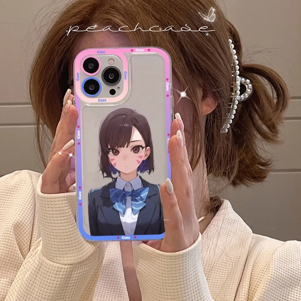 Чехол для телефона D-D.Va O-Overwatches Samsung S 20 21 22 23 Lite Plus Ultra Clear Mobile Cover Funda